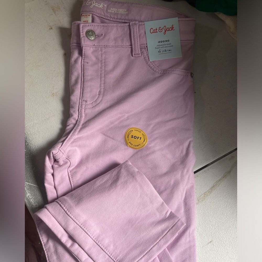 Girls pink pants